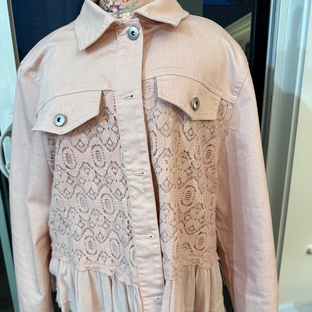 Baccini Pink w/Lace Jacket